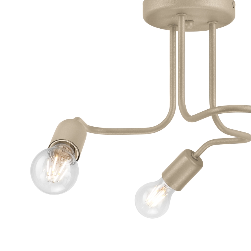 Plafoniera CHARLIE 3xE27/15W/230V beige