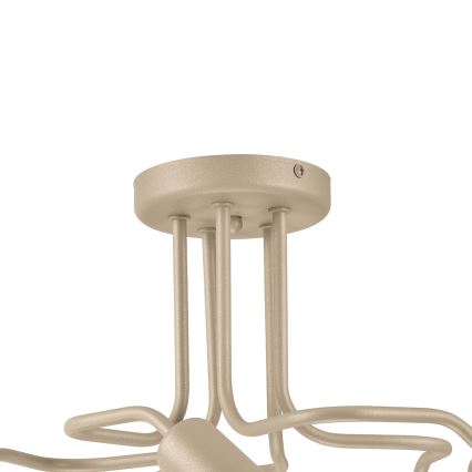 Plafoniera CHARLIE 5xE27/15W/230V beige