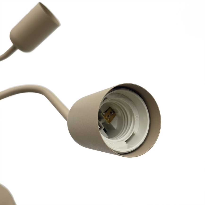 Plafoniera CHARLIE 5xE27/15W/230V beige