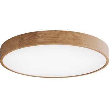 Plafoniera CLEO 6xE27/24W/230V Ø 80 cm rovere