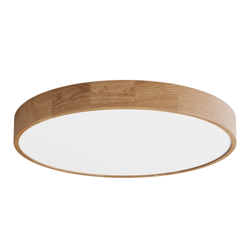 Plafoniera CLEO 6xE27/24W/230V Ø 80 cm rovere