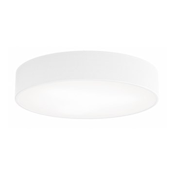 Plafoniera CLEO con sensore di movimento e sensore crepuscolare 3xE27/24W/230V Ø 40 cm bianca