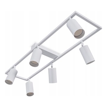 Plafoniera con 6xGU10/30W/230V bianca