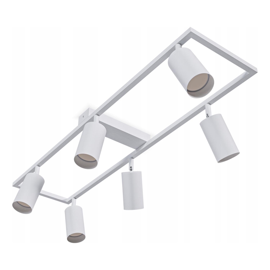 Plafoniera con 6xGU10/30W/230V bianca