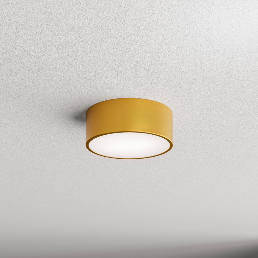 Plafoniera con sensore CLEO 1xE27/40W/230V d. 20 cm d'oro