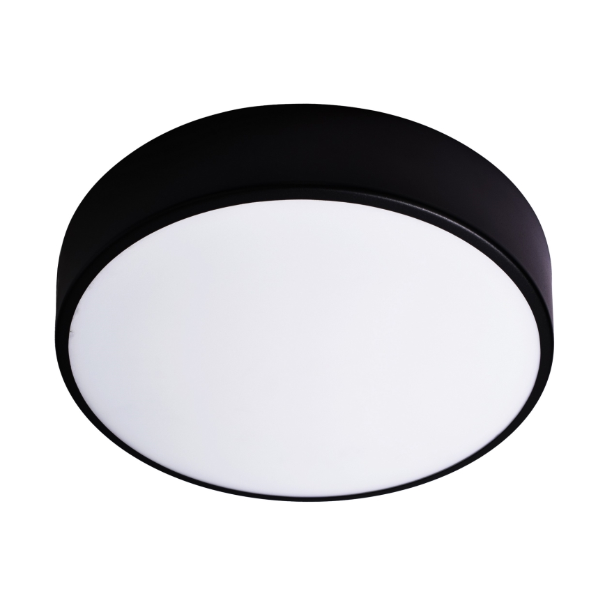 Plafoniera con sensore CLEO 3xE27/24W/230V d. 40 cm nera