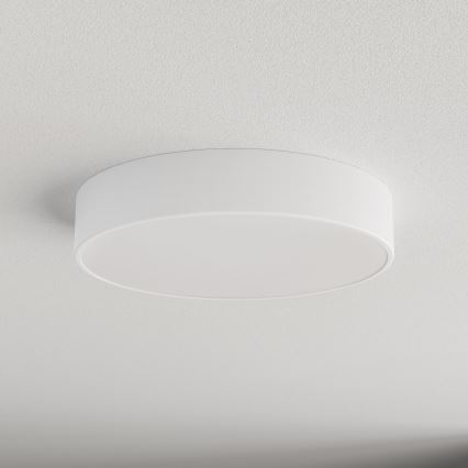 Plafoniera CLEO con sensore di movimento e sensore crepuscolare 3xE27/24W/230V Ø 40 cm bianca