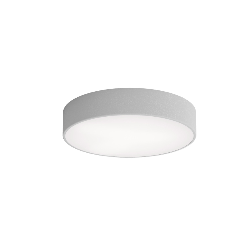 Plafoniera da soffitto CLEO con sensore di movimento e crepuscolare, 3xE27/24W/230V, Ø 40 cm, grigia