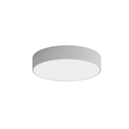 Plafoniera da soffitto CLEO con sensore di movimento e crepuscolare, 3xE27/24W/230V, Ø 40 cm, grigia