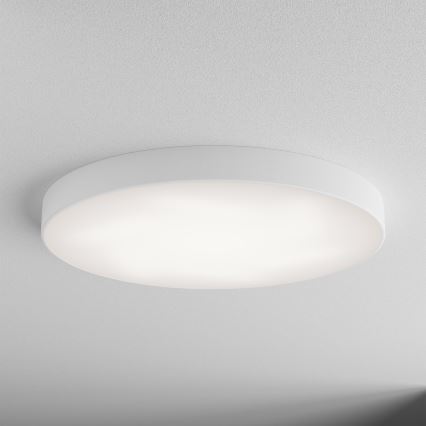 Plafoniera con sensore di movimento e crepuscolare CLEO 6xE27/24W/230V pr. 80 cm bianco