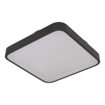 Plafoniera con sensore WILTON 2xE27/60W/230V 33x33 cm antracite