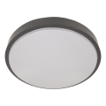 Plafoniera con sensore WILTON 2xE27/60W/230V Ø 33 cm antracite