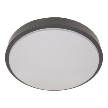 Plafoniera con sensore WILTON 2xE27/60W/230V Ø 33 cm antracite