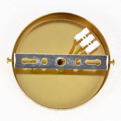 Plafoniera CRISTAL 5xE14/10W/230V nero/oro