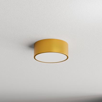 Plafoniera da bagno con sensore CLEO 1xE27/24W/230V Ø 20 cm IP54 dorata