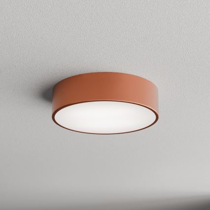 Plafoniera da bagno con sensore CLEO 2xE27/24W/230V Ø 30 cm finitura rame IP54