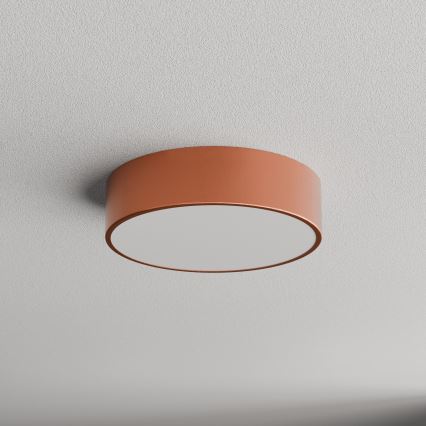 Plafoniera da bagno con sensore CLEO 2xE27/24W/230V Ø 30 cm finitura rame IP54