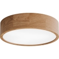 Plafoniera da bagno con sensore CLEO 3xE27/24W/230V Ø 37,5 cm IP54 rovere