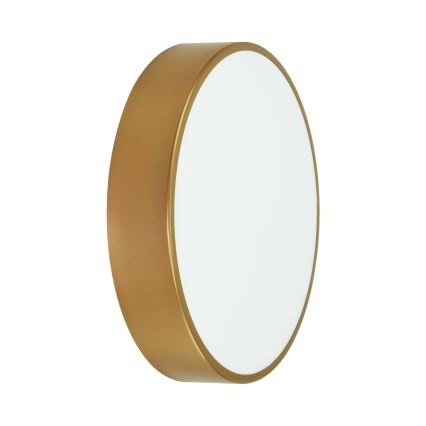 Plafoniera da bagno con sensore CLEO 3xE27/24W/230V Ø 40 cm dorata IP54