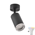 Plafoniera da bagno dimmerabile LED RGBW TURYN 1xGU10/6,5W/230V 2700-6500K Wi-Fi IP44 nera