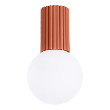 Plafoniera da bagno HALO 1xG9/8W/230V diametro 12 cm IP44 arancione
