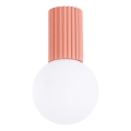 Plafoniera da bagno HALO 1xG9/8W/230V diametro 12 cm IP44 rosa