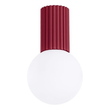 Plafoniera da bagno HALO 1xG9/8W/230V diametro 12 cm IP44 rosso