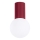 Plafoniera da bagno HALO 1xG9/8W/230V diametro 12 cm IP44 rosso