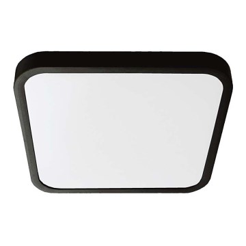 Plafoniera da bagno LED con chip SAMSUNG LED/18W/230V IP44 6500K 25x25 cm nero