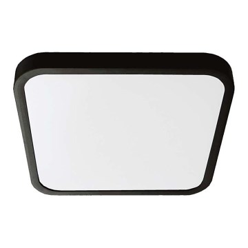 Plafoniera da bagno LED con chip SAMSUNG LED/24W/230V IP44 6500K 29x29 cm nero