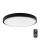 Plafoniera da bagno LED con sensore CHIP SAMSUNG LED/18W/230V IP44 4000K diam. 29 cm nero + telecomando