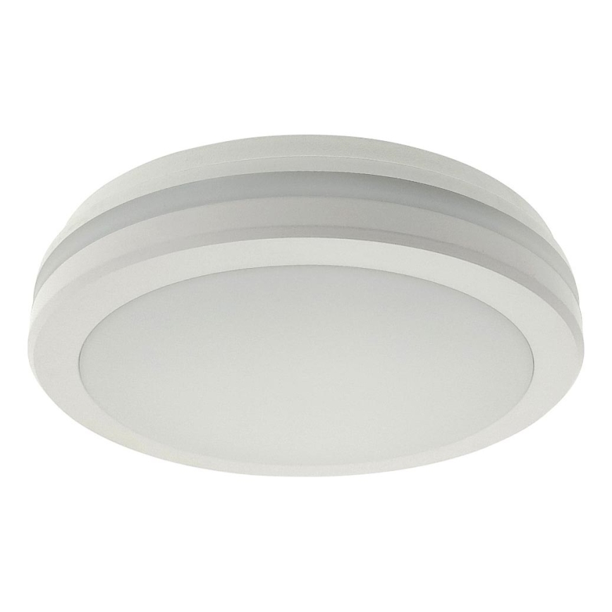 Plafoniera da bagno LED con sensore di movimento, 20W/230V, 3000/4000/6500K, Ø 23 cm, IP54, bianca