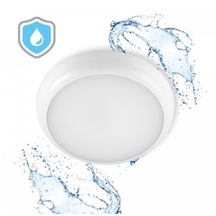 Plafoniera LED da bagno DEFENDER LED/12/18/24W/230V 3000/4000/6500K IP65 Ø 30 cm bianca