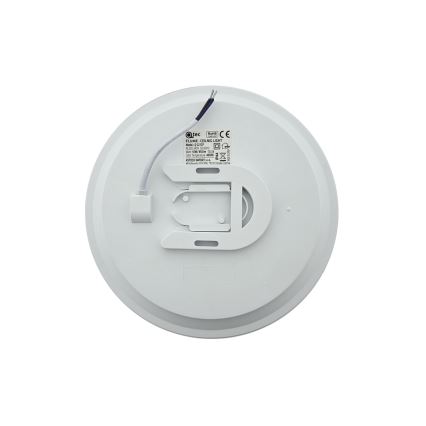 Plafoniera da bagno LED FLUME, 10W/230V, Ø 22,5 cm, IP44, nera
