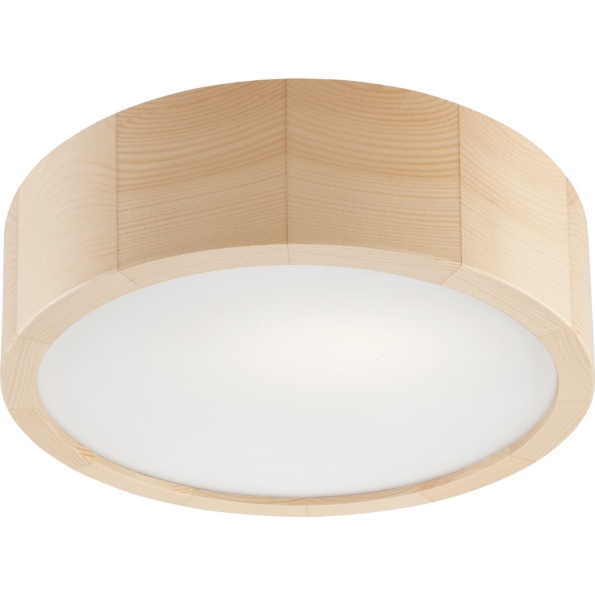 Plafoniera da bagno NATURAL 2xE27/15W/230V IP54 pino ø 27 cm