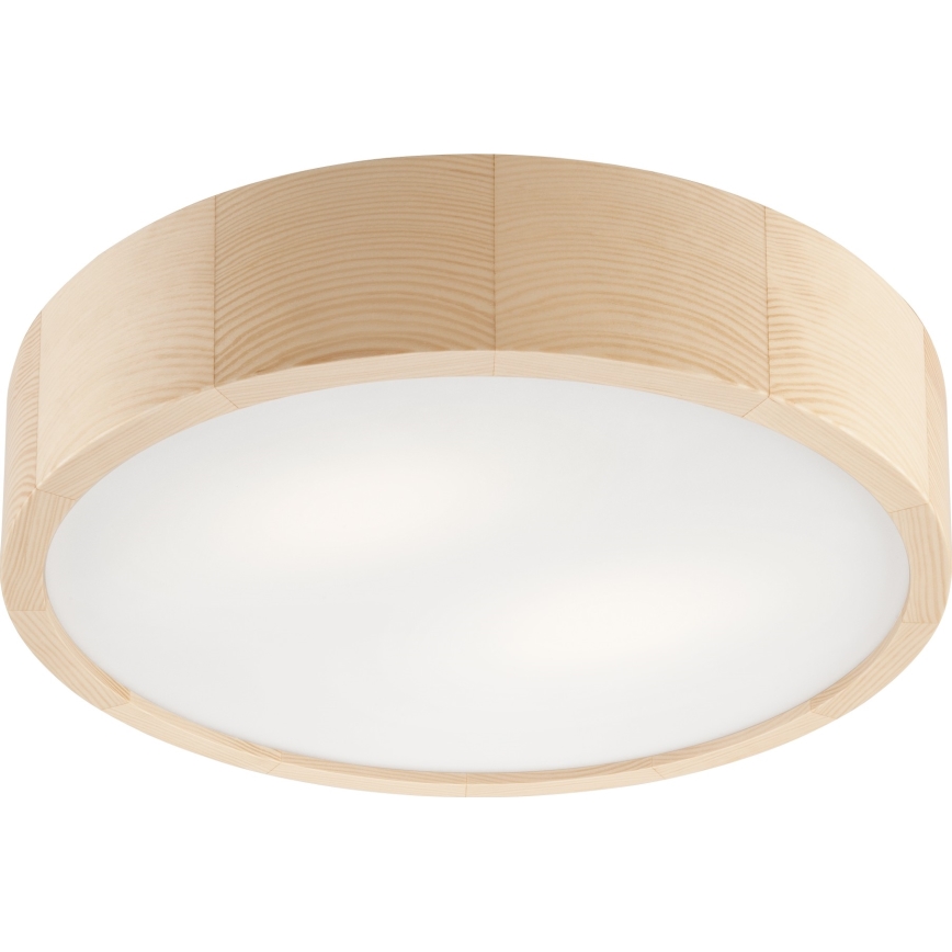 Plafoniera da bagno NATURAL 3xE27/15W/230V IP54 pino ø 37 cm