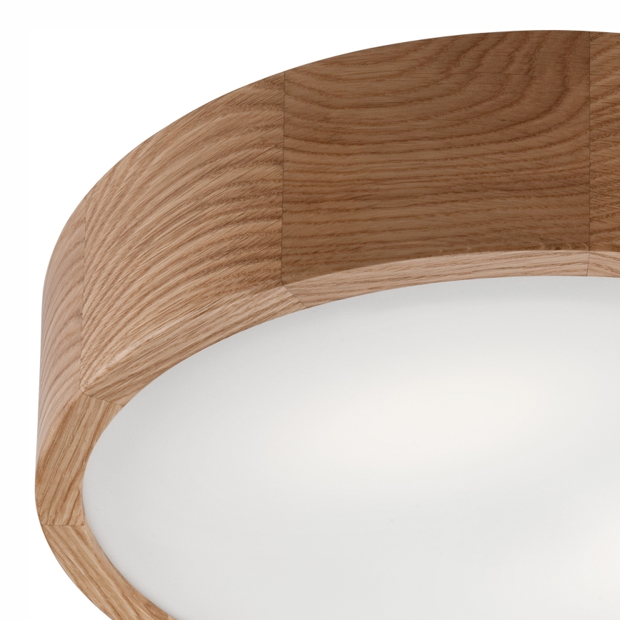 Plafoniera da bagno OAK 3xE27/15W/230V quercia ø 37 cm IP54