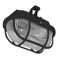 Plafoniera da esterno OVAL 1xE27/60W/230V IP44 nero
