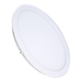 Plafoniera da incasso LED/18W/230V 3000/4000/6000K Ø 22,5 cm bianca