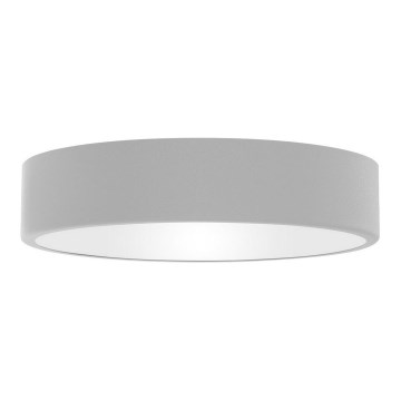 Plafoniera da soffitto CLEO con sensore di movimento e crepuscolare, 3xE27/24W/230V, Ø 40 cm, grigia