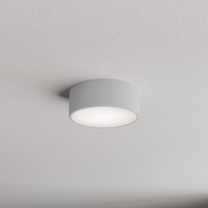 Plafoniera CLEO con sensore di movimento e crepuscolare, 1xE27/40W/230V, Ø 20 cm, grigio