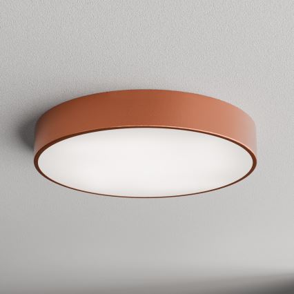 Plafoniera CLEO con sensore di movimento e sensore crepuscolare 4xE27/24W/230V Ø 50 cm, finitura rame