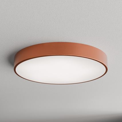 Plafoniera CLEO con sensore di movimento e crepuscolare 5xE27/24W/230V Ø 60 cm in rame