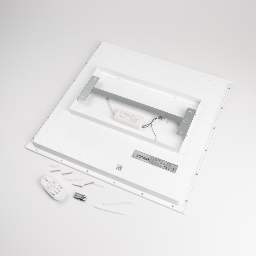 Plafoniera da soffitto dimmerabile LED/35W/230V 2700-6500K 62x62 cm bianco + telecomando