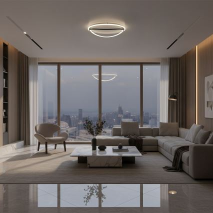 Plafoniera da soffitto HALO LED/38W/230V Ø 50 cm nera