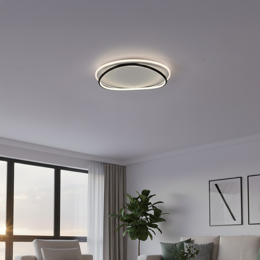 Plafoniera da soffitto HALO LED/38W/230V Ø 50 cm nera
