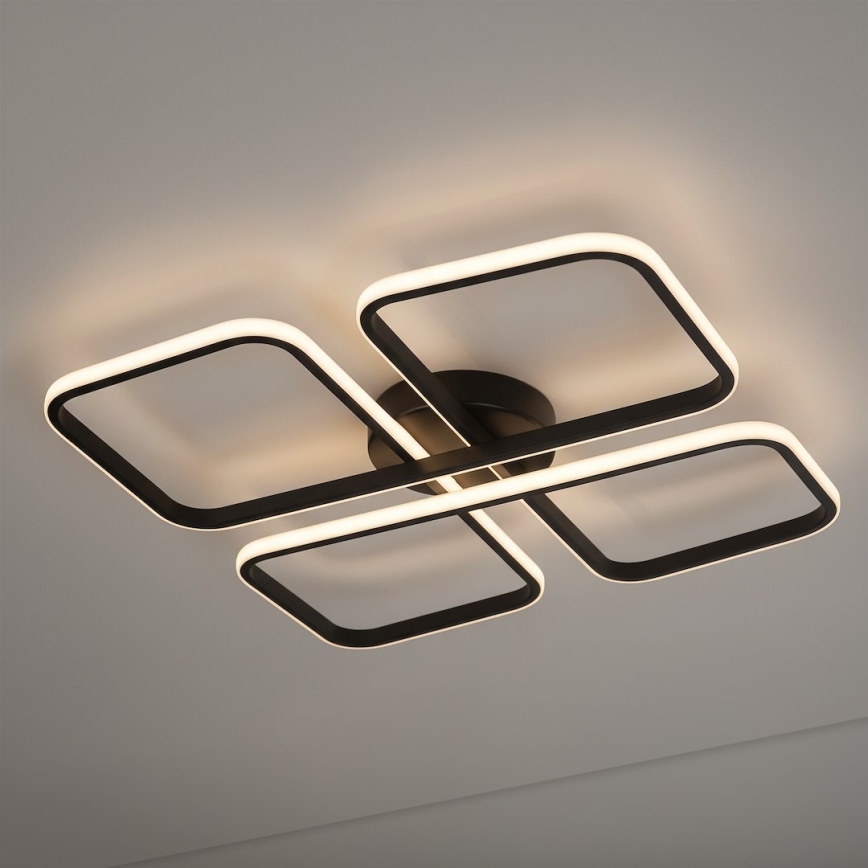 Plafoniera da soffitto HIDALGO LED/40W/230V nera