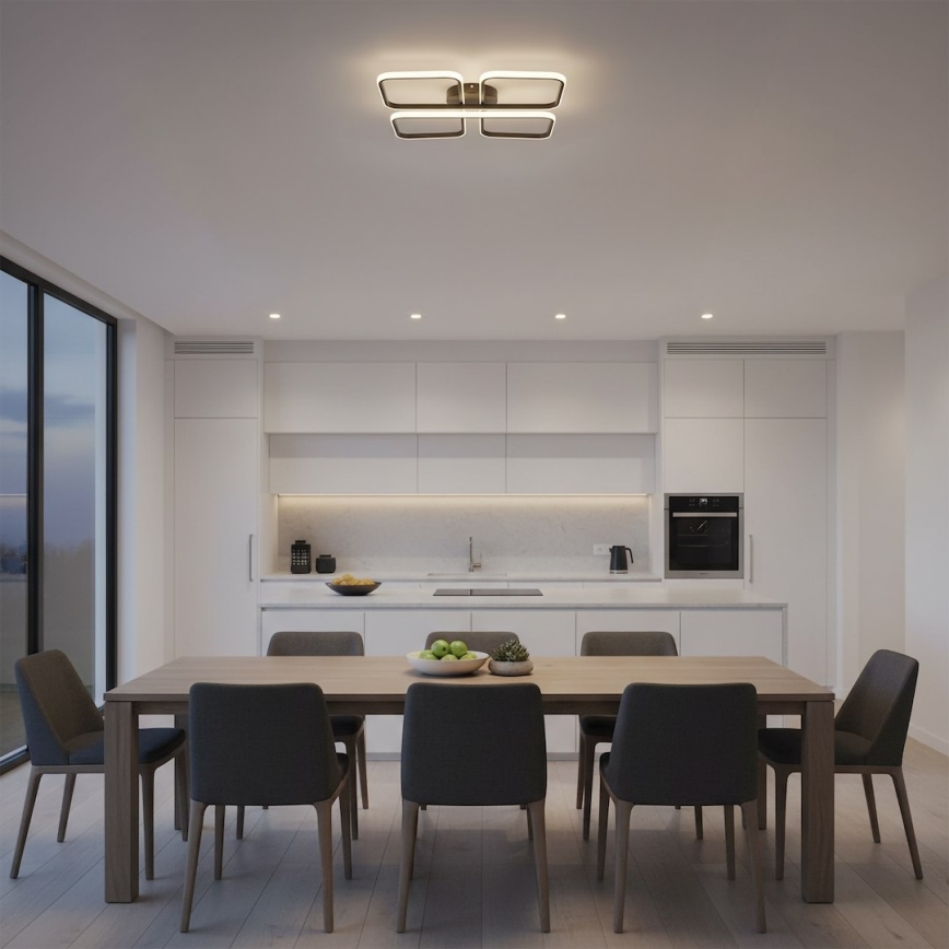 Plafoniera da soffitto HIDALGO LED/40W/230V nera