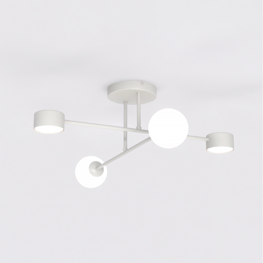 Plafoniera da soffitto HOLON 2xG9/8W/230V + 2xGX53/12W grigia