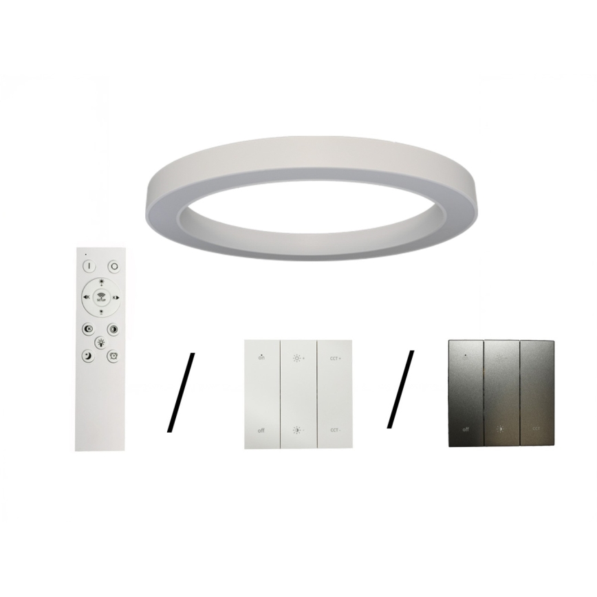 Plafoniera da soffitto LED 100W/230V 3000/4000/6500K Ø 100 cm bianca
